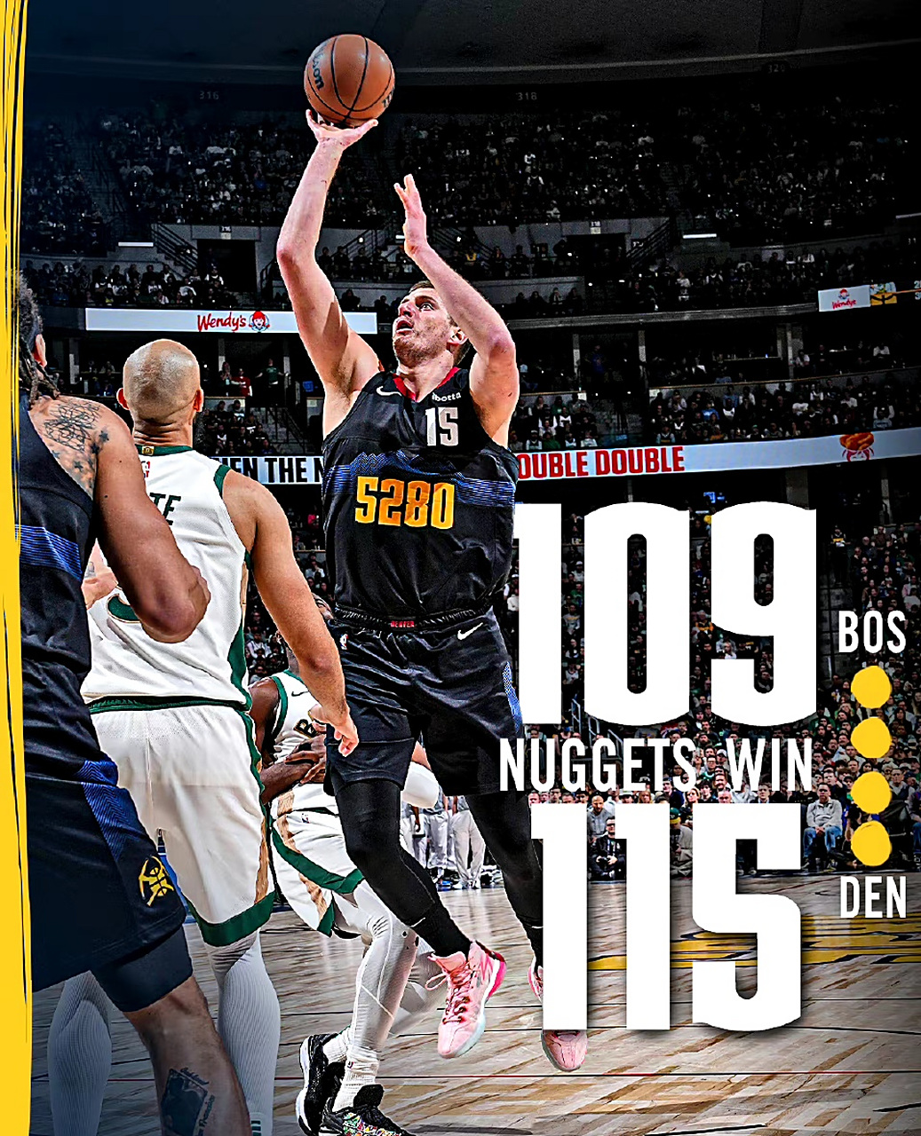 凯尔特人不敌掘金,约基奇28分 凯尔特人不敌掘金,约基奇28分